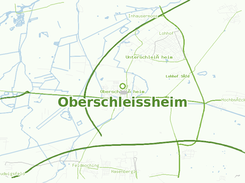 Karte von Oberschleissheim