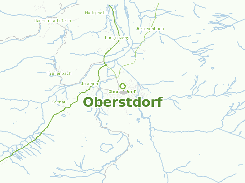 Karte von Oberstdorf