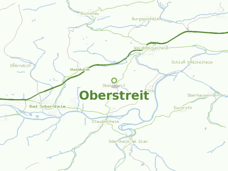 Karte von Oberstreit