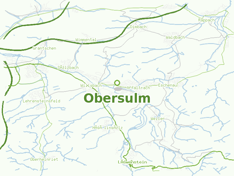 Karte von Obersulm