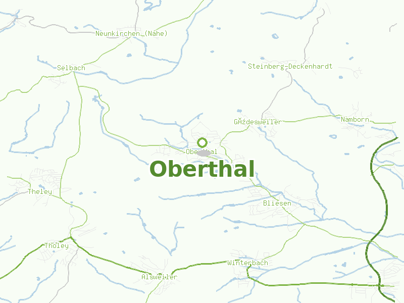 Karte von Oberthal