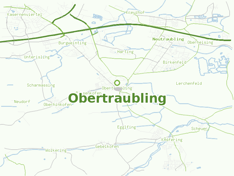 Karte von Obertraubling