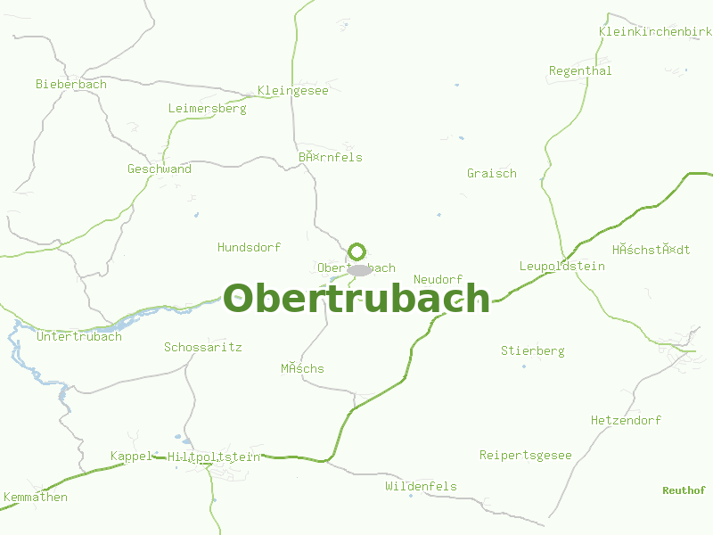 Karte von Obertrubach