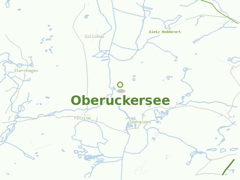 Karte von Oberuckersee