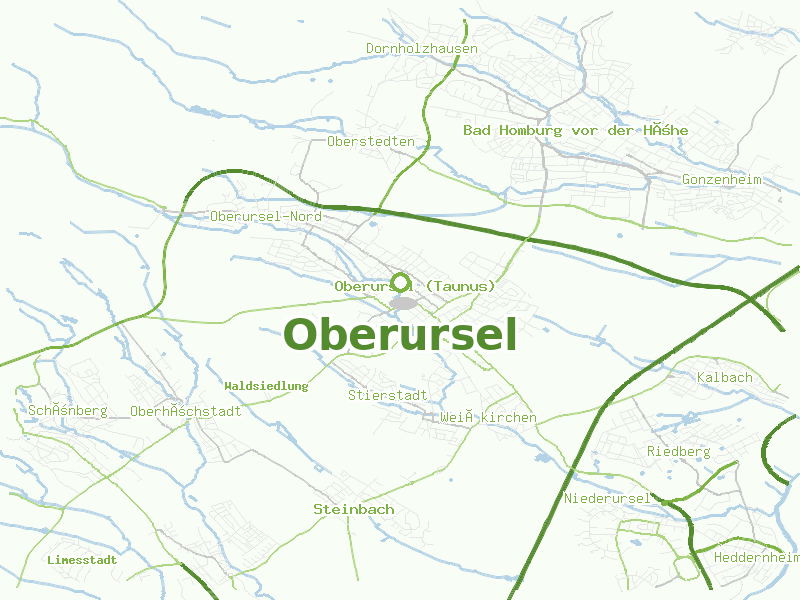 Karte von Oberursel