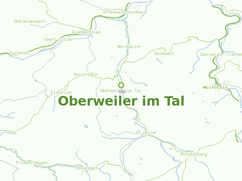 Karte von Oberweiler im Tal