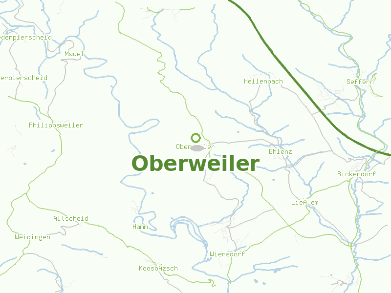 Karte von Oberweiler