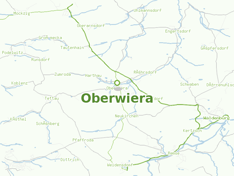 Karte von Oberwiera