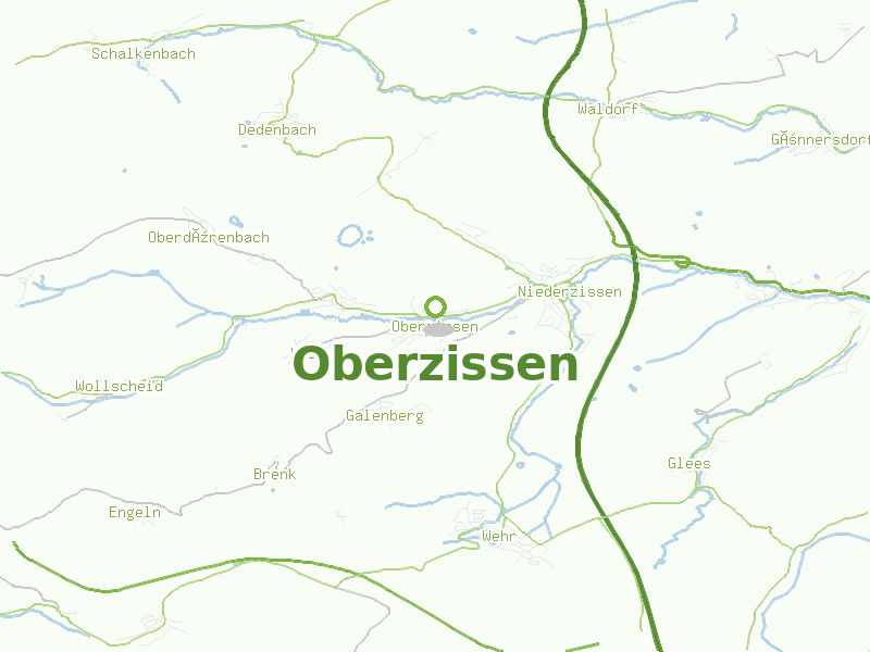 Karte von Oberzissen