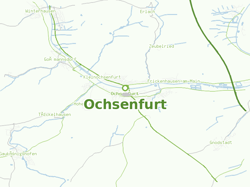 Karte von Ochsenfurt