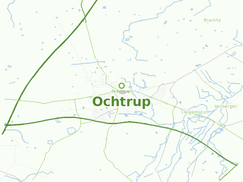 Karte von Ochtrup