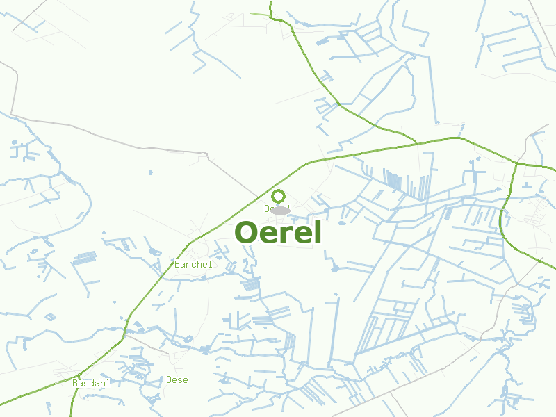 Karte von Oerel