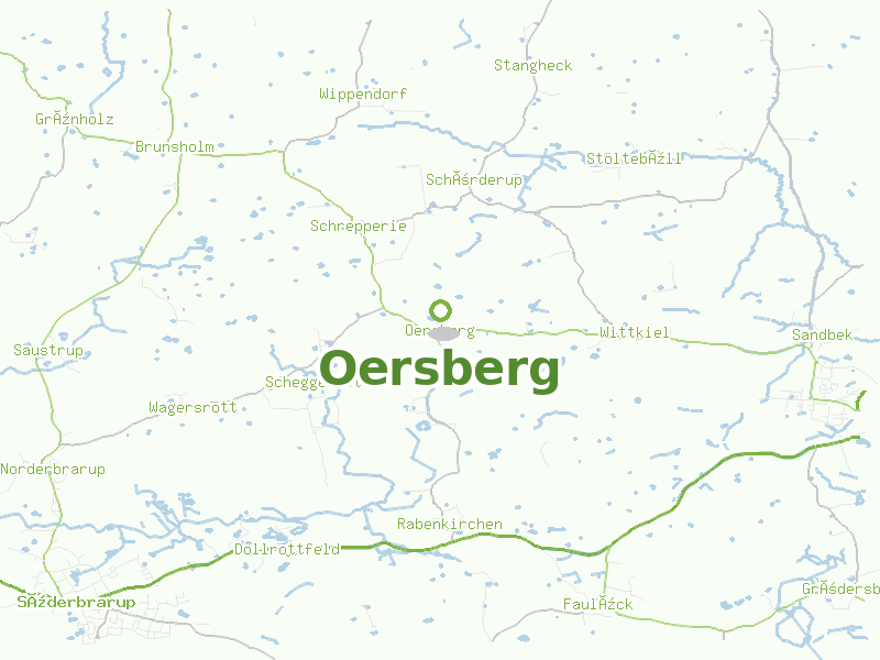Karte von Oersberg