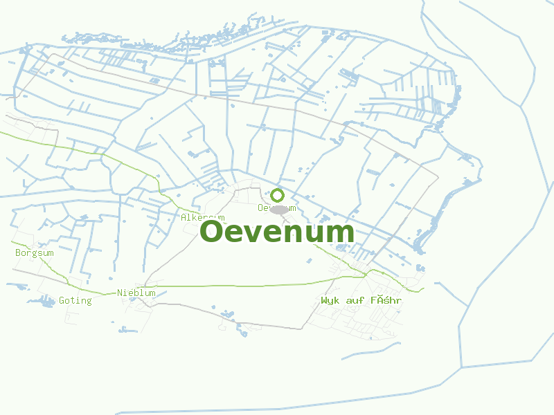 Karte von Oevenum