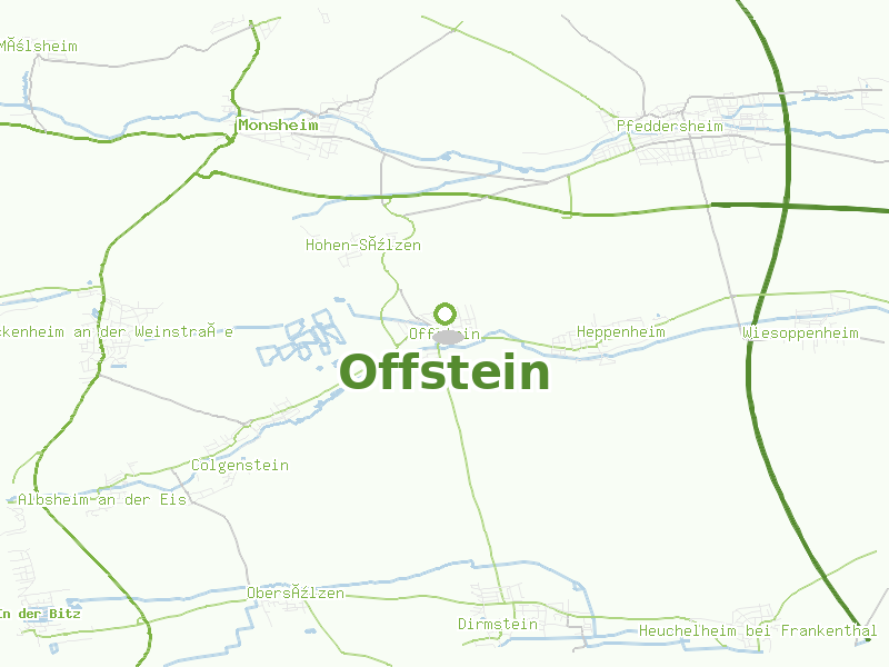 Karte von Offstein
