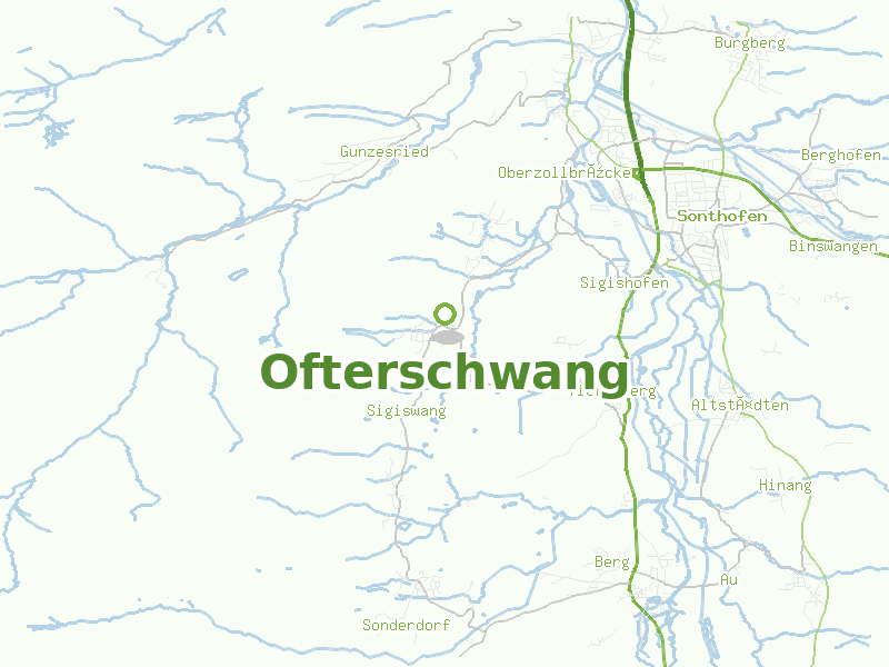 Karte von Ofterschwang