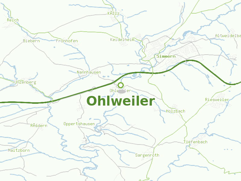 Karte von Ohlweiler