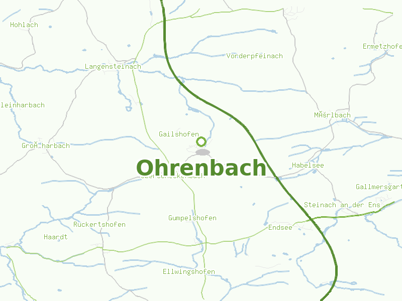 Karte von Ohrenbach