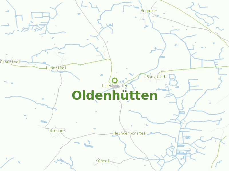 Karte von Oldenhütten