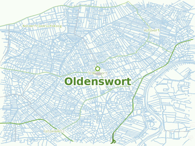 Karte von Oldenswort