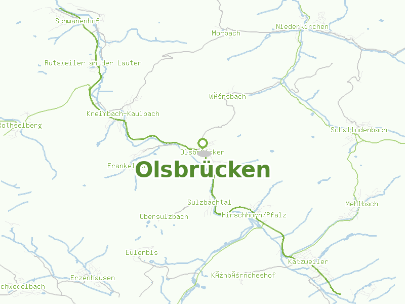 Karte von Olsbrücken