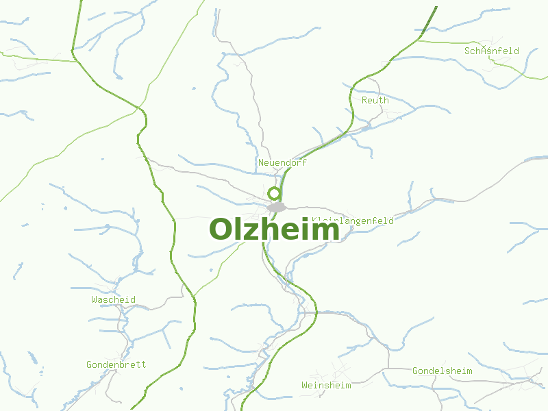 Karte von Olzheim