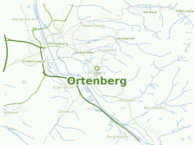 Karte von Ortenberg