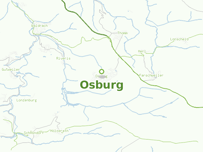 Karte von Osburg