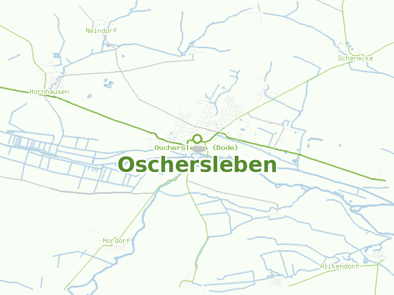Karte von Oschersleben