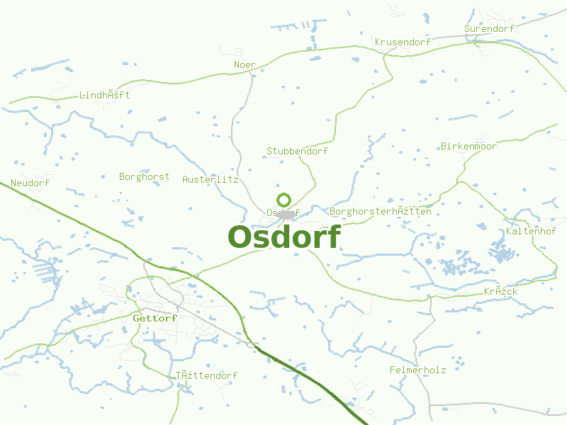 Karte von Osdorf
