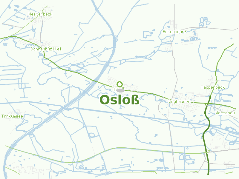 Karte von Osloß