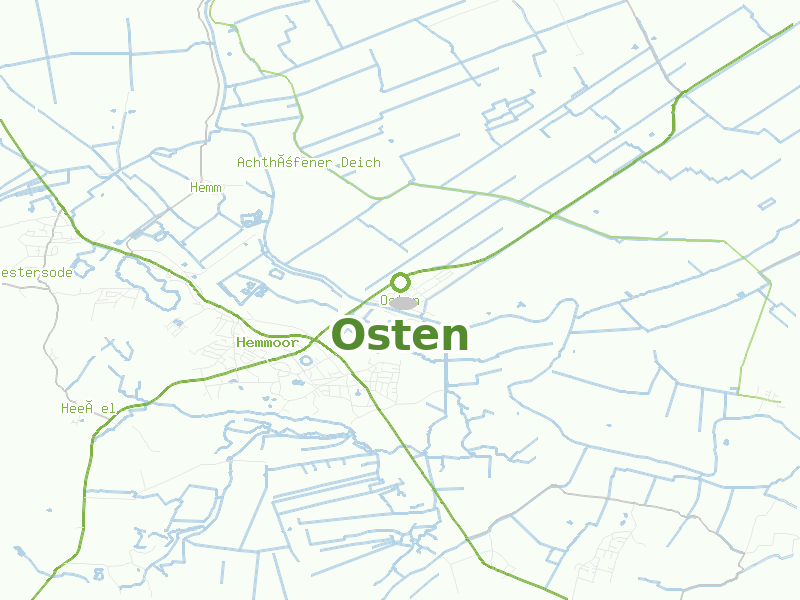 Karte von Osten