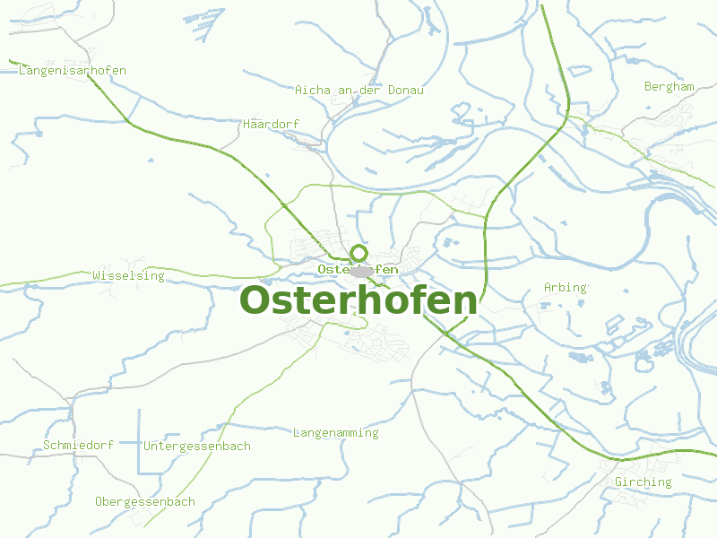 Karte von Osterhofen