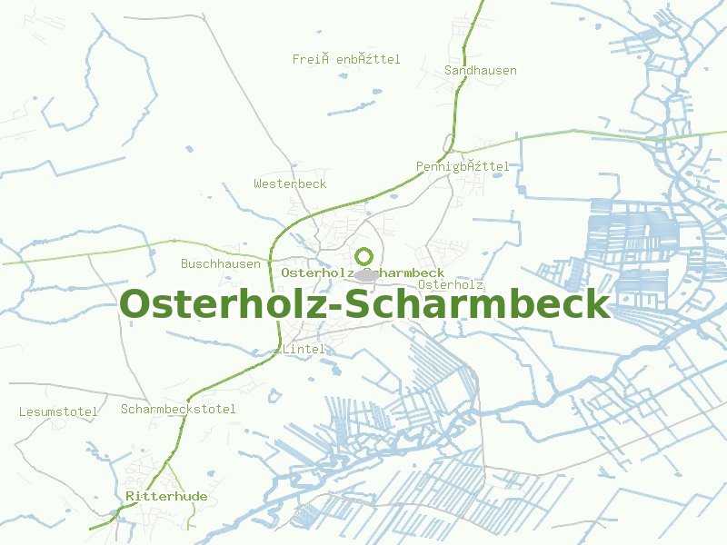 Karte von Osterholz-Scharmbeck