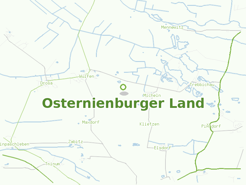 Karte von Osternienburger Land