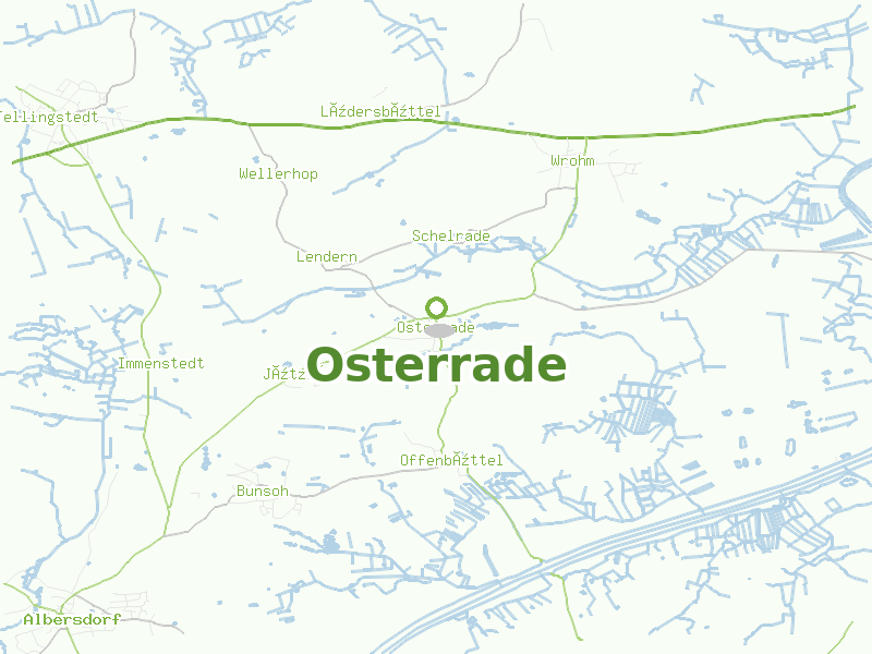 Karte von Osterrade