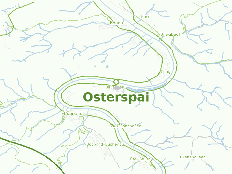 Karte von Osterspai