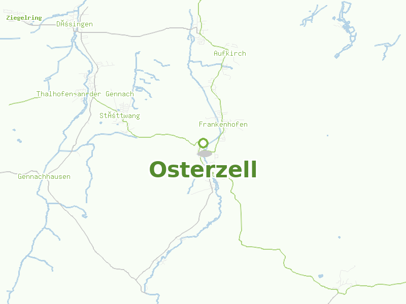 Karte von Osterzell