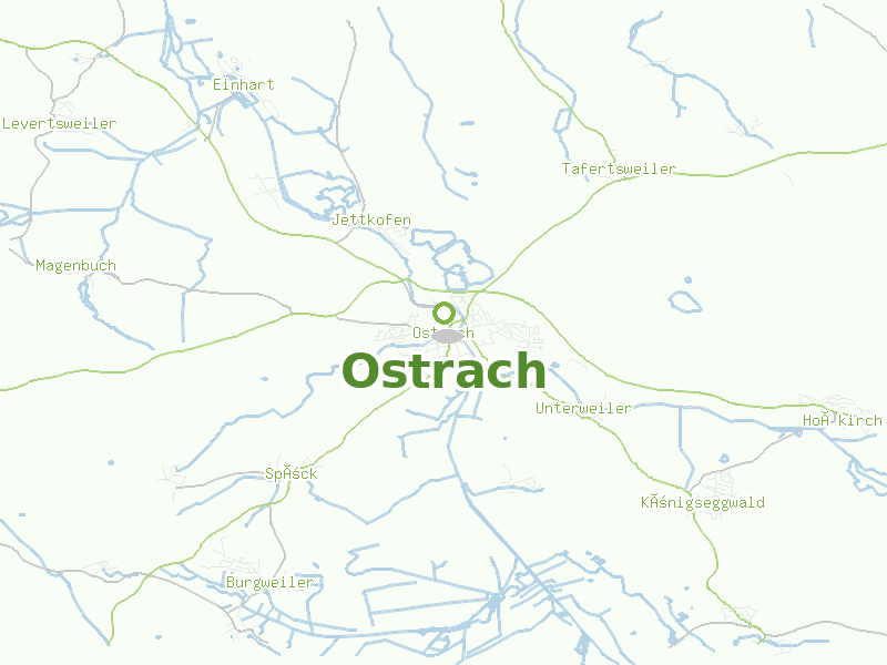 Karte von Ostrach
