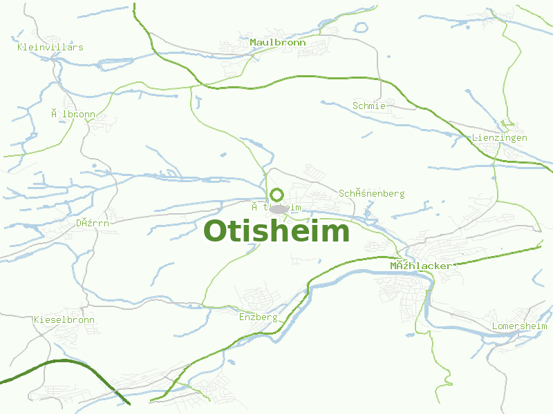 Karte von Otisheim
