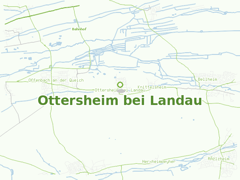 Karte von Ottersheim bei Landau