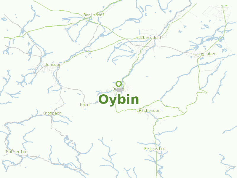 Karte von Oybin