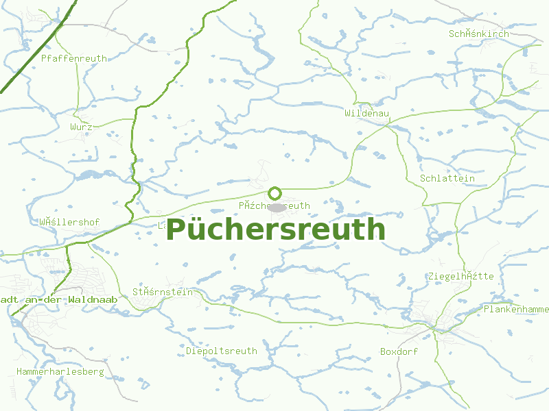 Karte von Püchersreuth