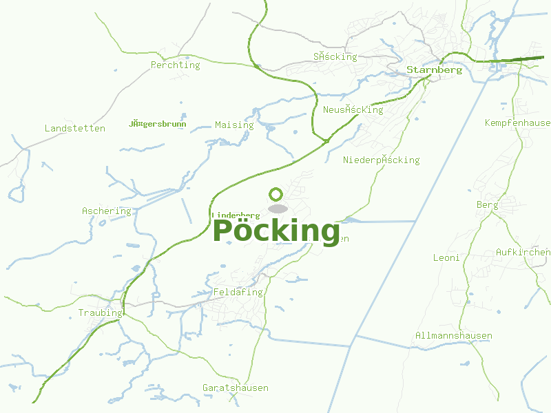 Karte von Pöcking