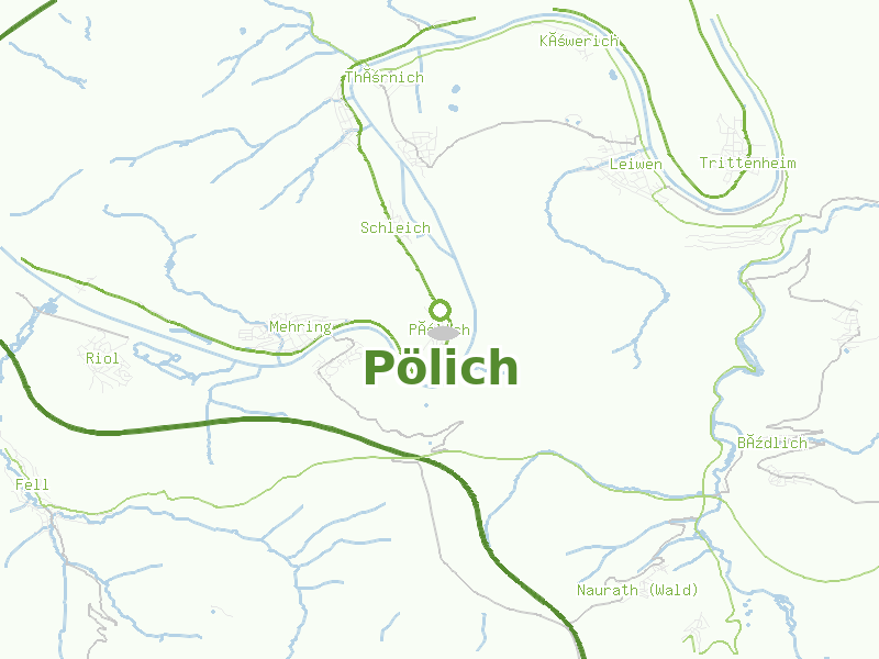 Karte von Pölich