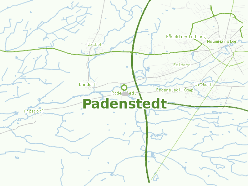 Karte von Padenstedt