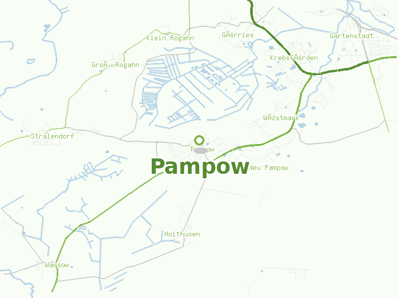 Karte von Pampow