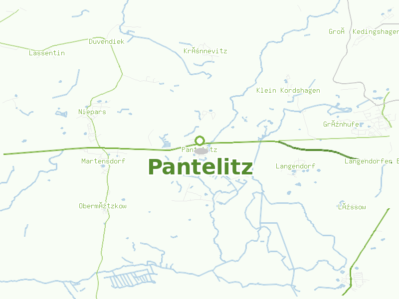 Karte von Pantelitz