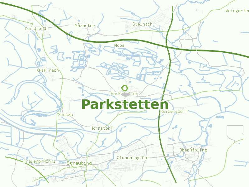 Karte von Parkstetten