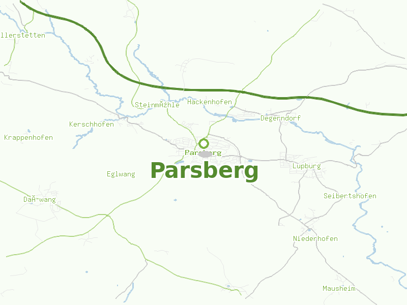 Karte von Parsberg